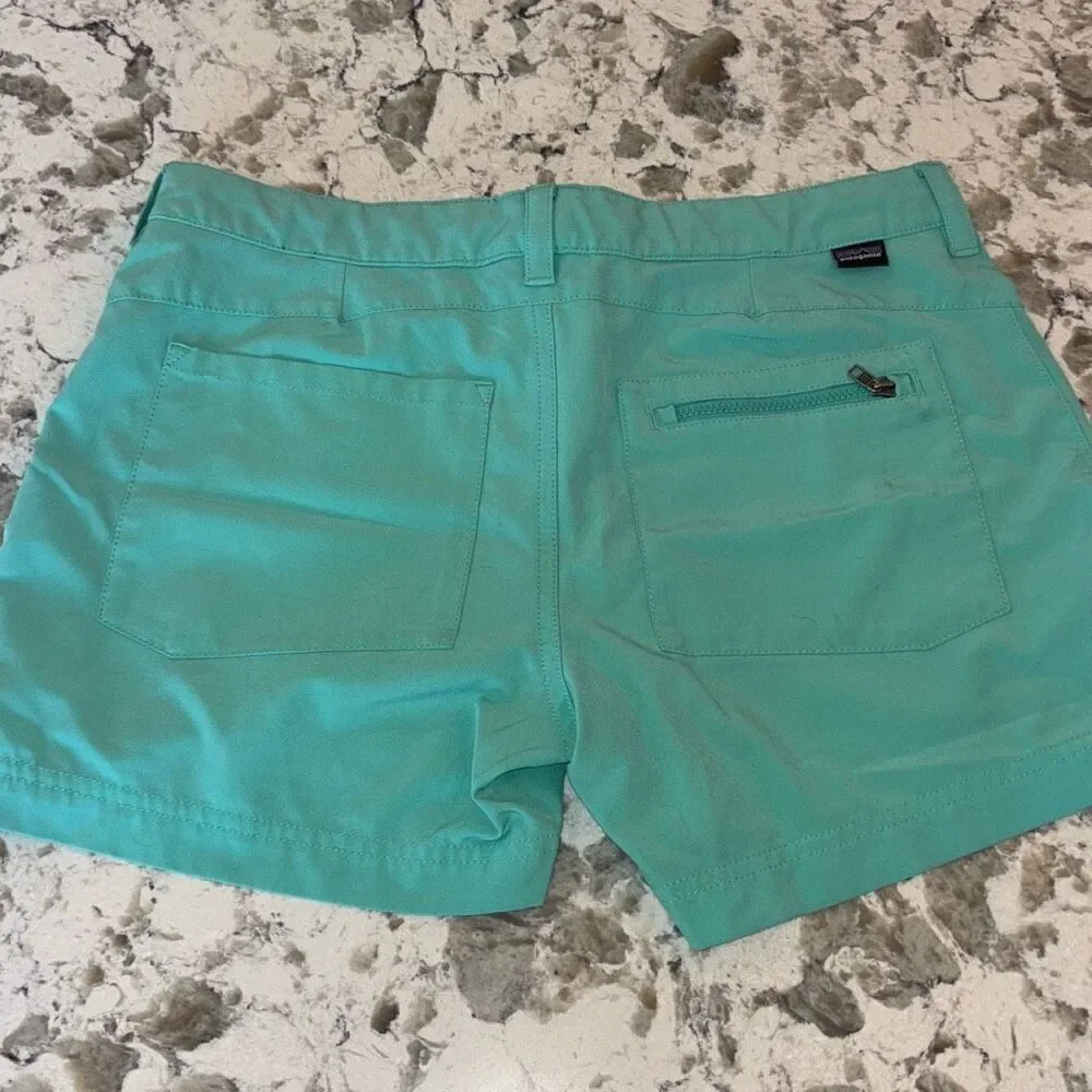 Patagonia women L shorts common threads blue XS/2